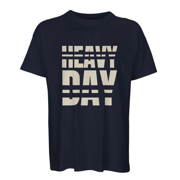 T-shirt oversized HEAVY DAY — Bone Edition · coton bio