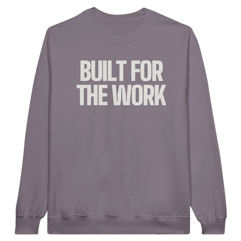 Sweat crewneck BUILT FOR THE WORK — Giants Supply, Drop 001