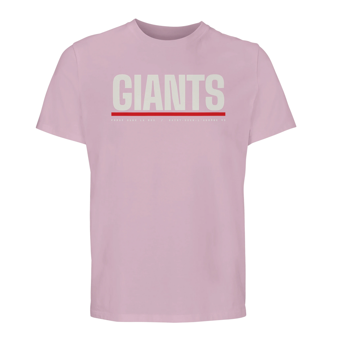 T-shirt Comfy Fit unisexe — col côtelé renforcé, détail matière
