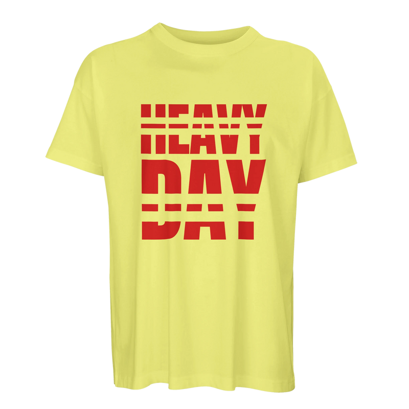 T-shirt oversized HEAVY DAY Red Edition — Giants Supply, Drop 001