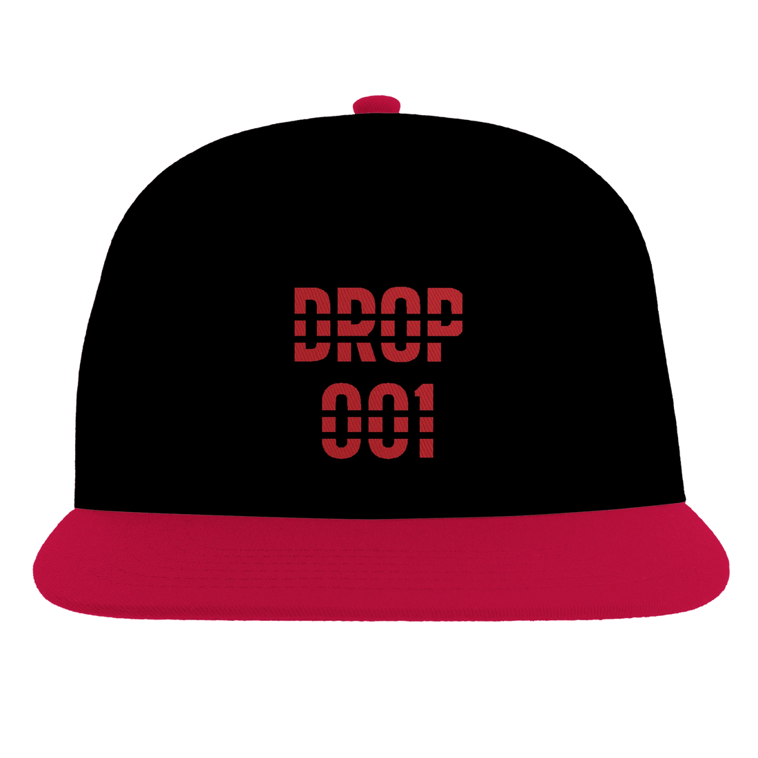Casquette snapback Flat Peak — 5 panels, polyester twill léger